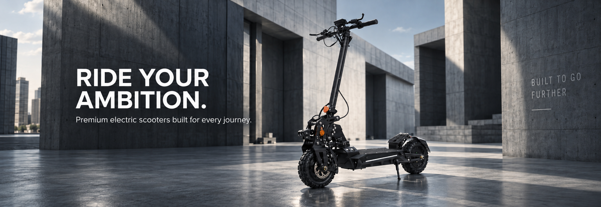 Premium electric scooters built for every journey. Explore MOTORUN models made for urban rides and long-distance adventure. Ride your ambition.