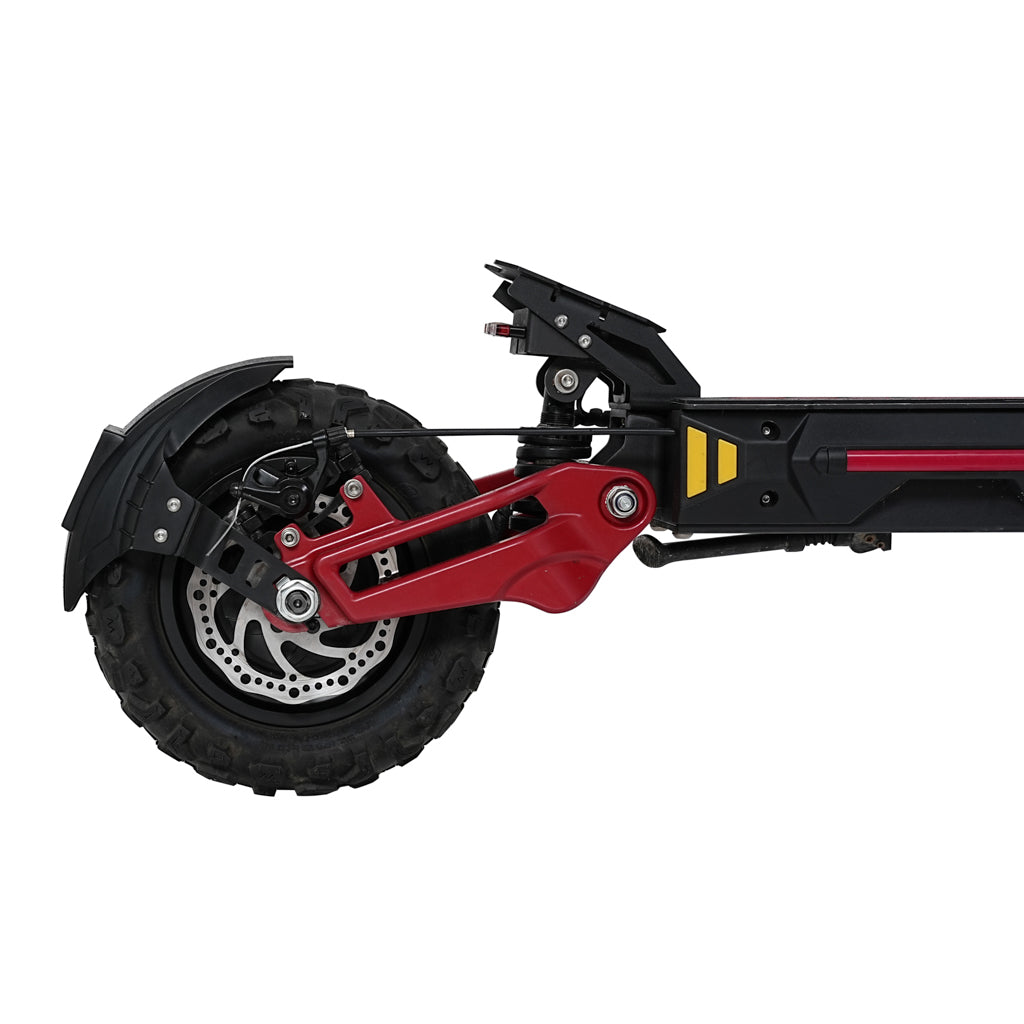 MOTORUN V2-Plus rear spring suspension and hub motor detail