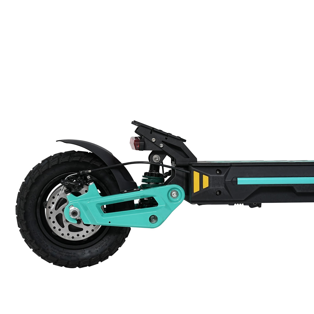 MOTORUN V2 rear hub motor and suspension detail